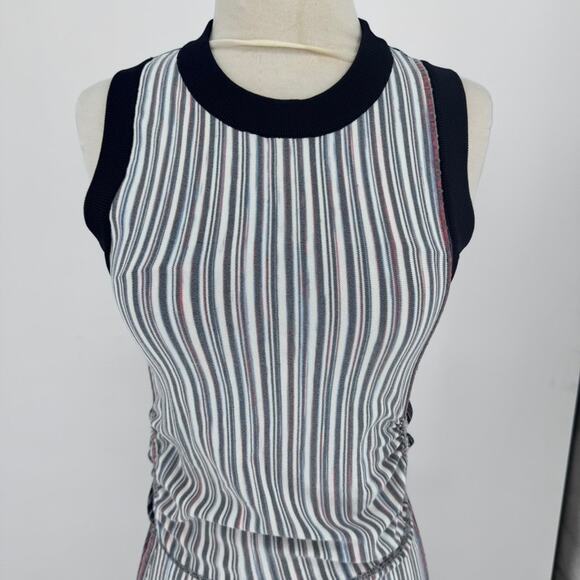 Sportmax Dress Striped Bodycon Medium - Picture 3 of 6
